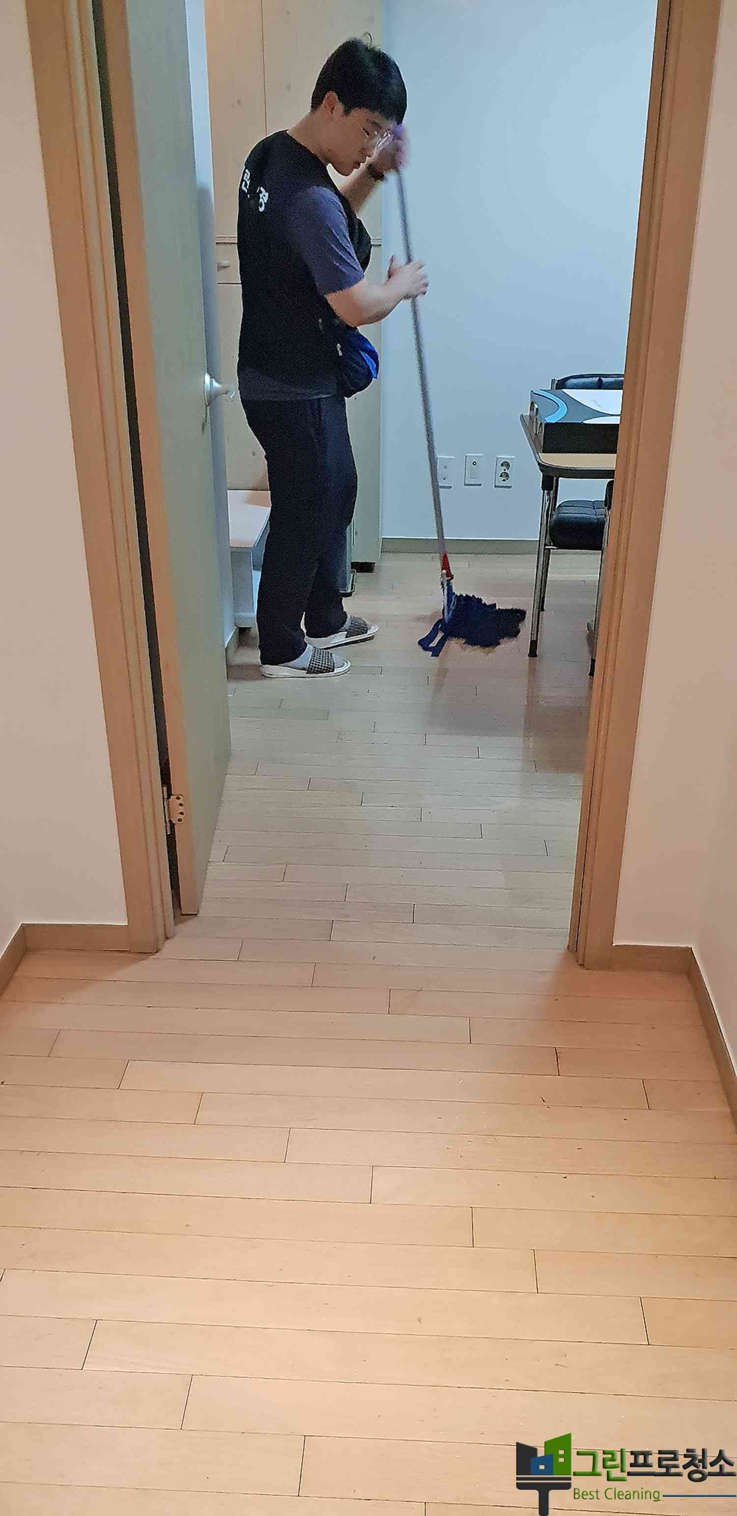 정밀 소독 용품 준비 모습