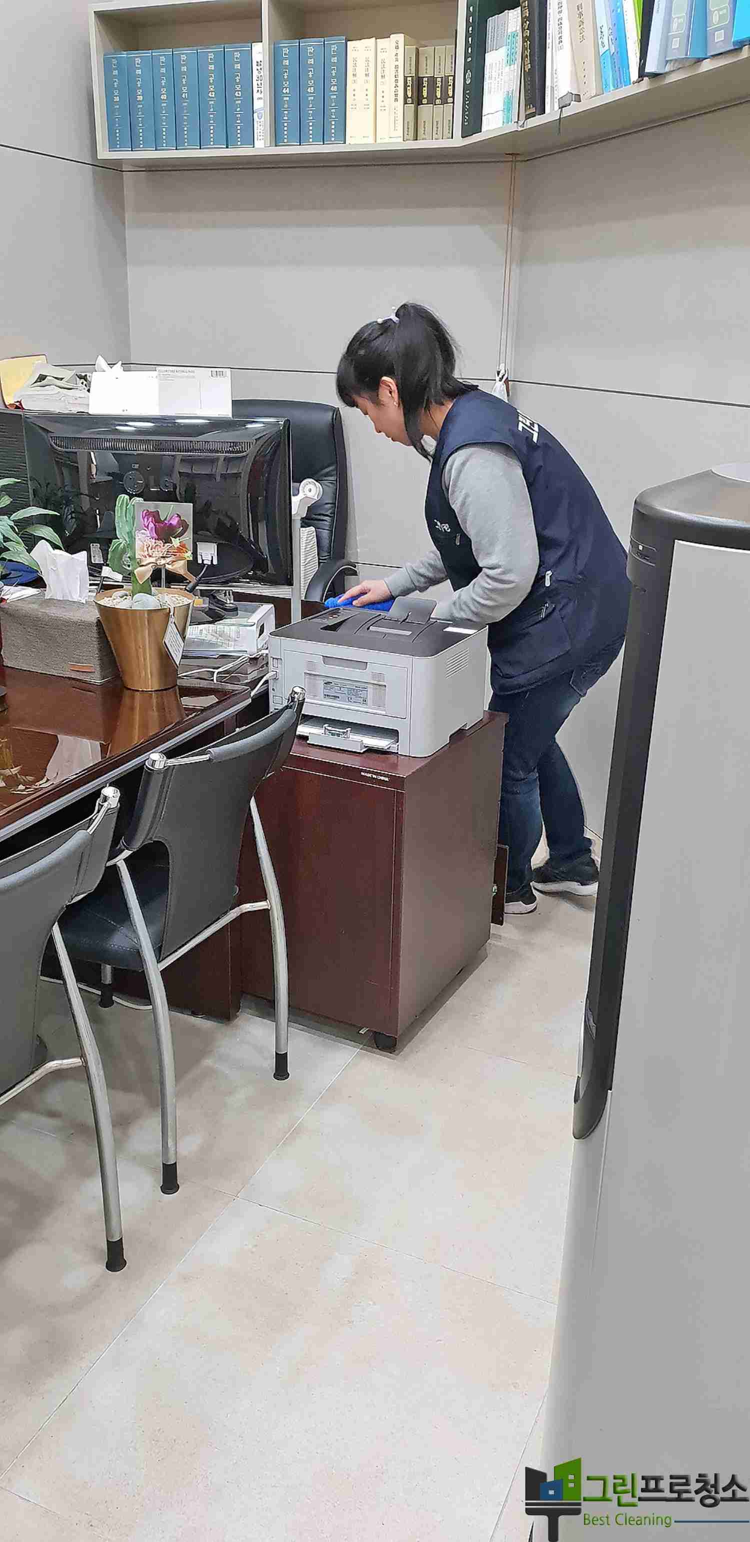 사무실 환기 및 공기정화 작업